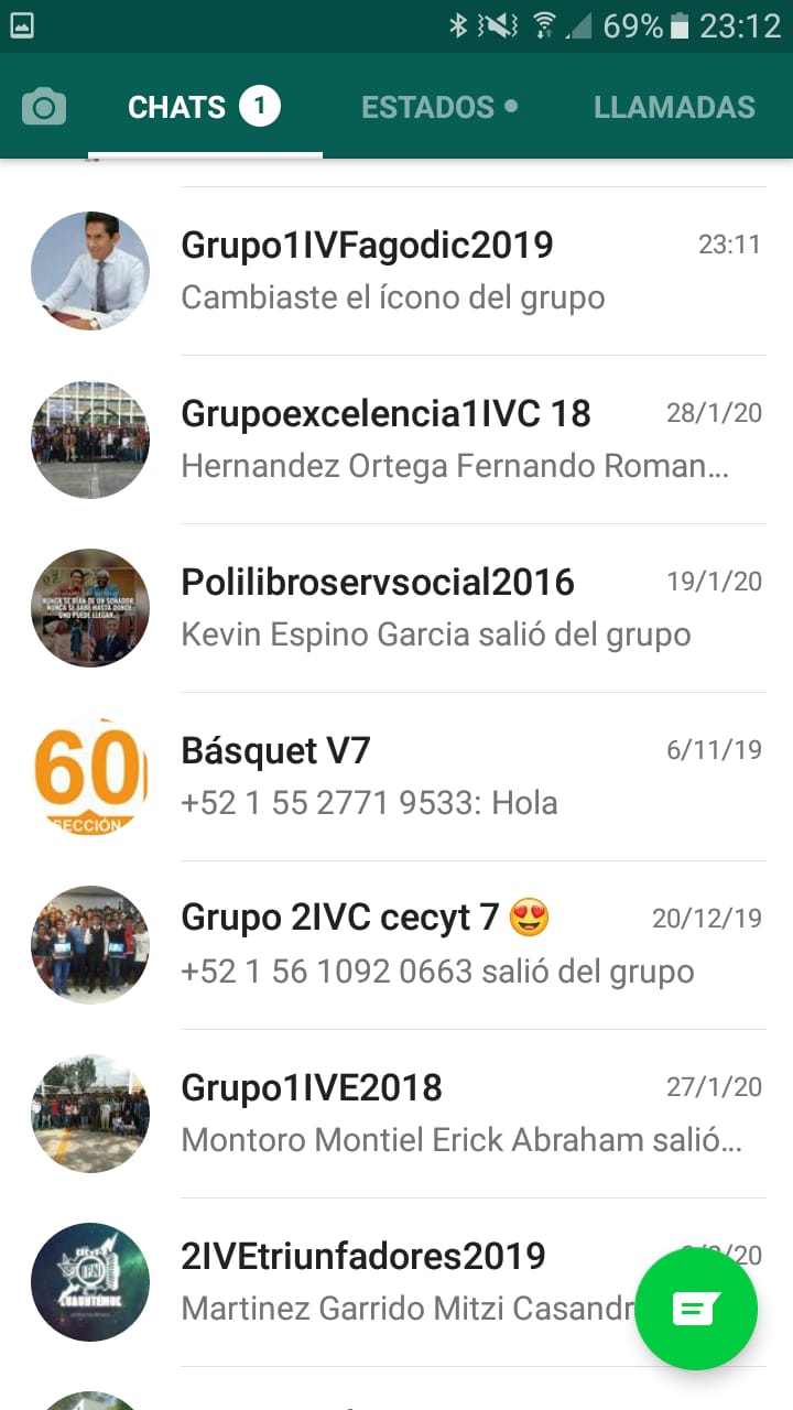 Red social de WhatsApp
